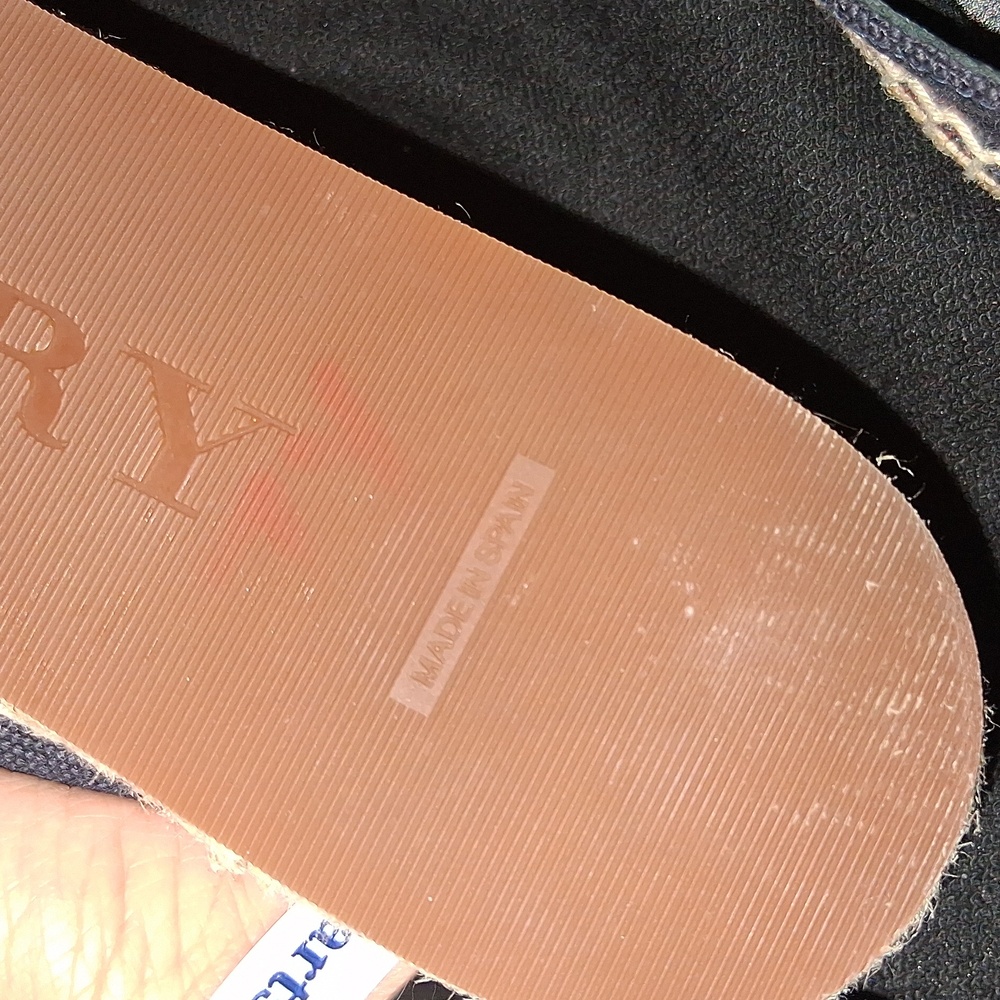 Burberry Multicolor House Check Canvas Espadrille Flats Size 40.5 Womens - Picture 10 of 15
